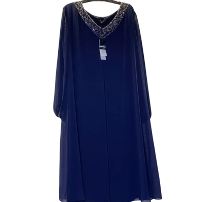 Layla Jones Womens  Size 24 Casual Dress Blue 