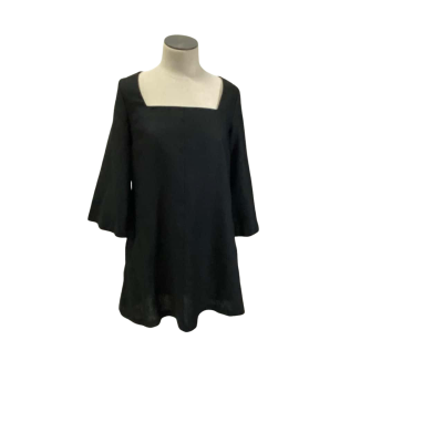 Aere Black Flared Dress Size 8 