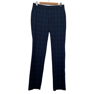 Yd. Size 30 Blue Slim Dress Pants