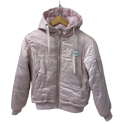 Stussy Womens  Size 6 Puffer Jacket Pink  