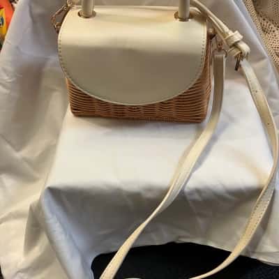  Womens Other / White &cane hand bag