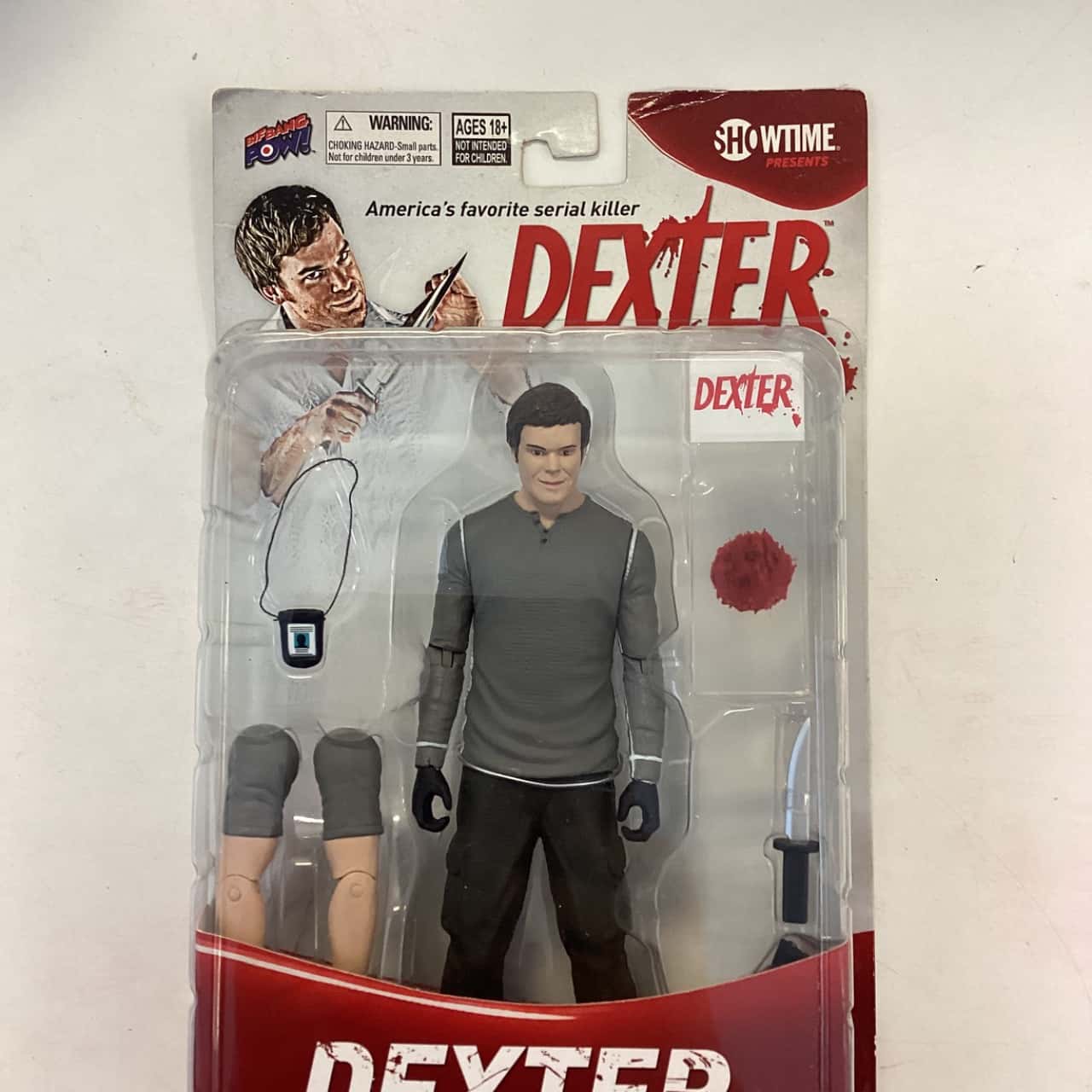 BifBangPow! Dexter Action Figure; Blood Spatter Expert / Serial Killer
