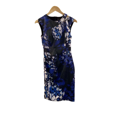 Karen Millen Womens  Size 10 Blue / Floral Dress
