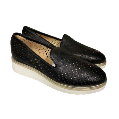 NEW Midas Pictures Womens  Size 40 Loafers Black  