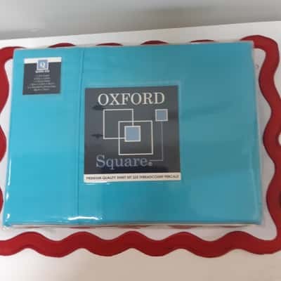 Oxford Square Queen Fitted Sheet Set