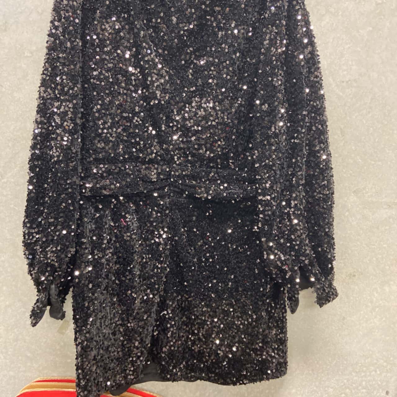 Boohoo Womens Size 18 Cocktail Dress / Long Sleeve / Mini Dress / Party  Dress Black (s)