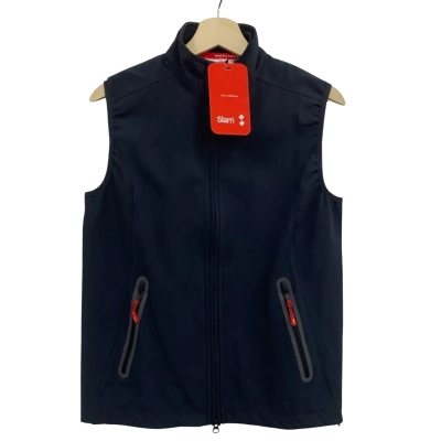  Womens  Size XS Vest Jacket Navy Blue 