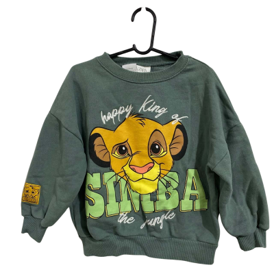 Zara Kids  Size 6 Disney classics, The Lion King - Simba, khaki sweater