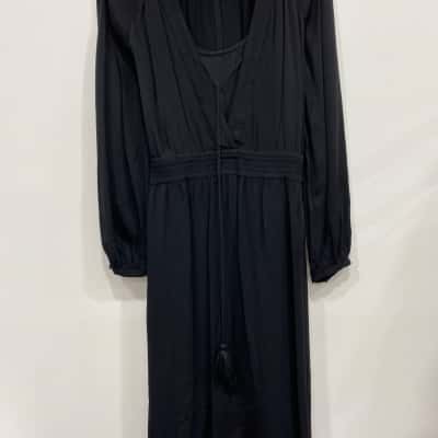 Witchery Womens  Size 6 Long Sleeve Dress Black  