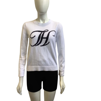 Tommy Hilfiger Womens  Size XXS Crew Neck Knit Jumper White