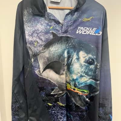 Tackle World Men's Size XL Long Sleeve Top- Fishing Shirt