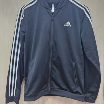 Adidas Womens  Size M Sports Coat Black  / White (06)