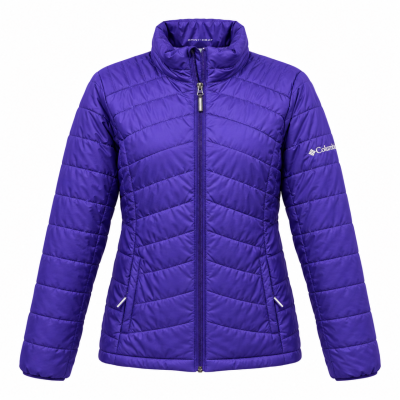Columbia Omni-Heat Purple Puffer Jacket – Size L