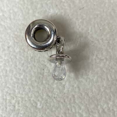 Pandora, Baby Pacifier Dangle Silver 925 Charm