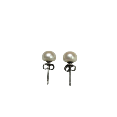 925 Silver Earrings With Faux Pearls