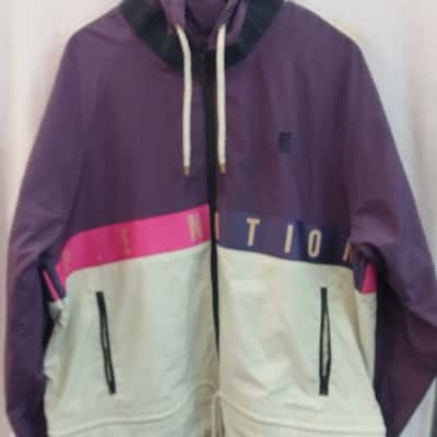 P.E Nation Womens  Size XL Hooded Jacket Purple 