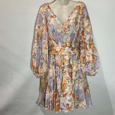 SHEIKE Highland Floral Wrap-Style Dress - Size 16 - New with Tags
