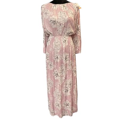 Witchery Womens Size 14 Maxi Dress Black/Floral/Pink/White