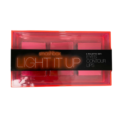 Smashbox Light It Up 3 Palette Eyes Contour Lips Set
