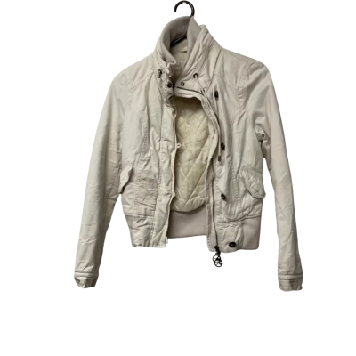 Womens Forever New Size 6 Winter Jacket Cream 