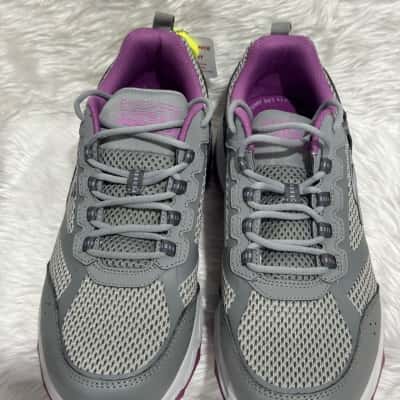  Womens  Size 9 Grey / Purple / White sneakers 