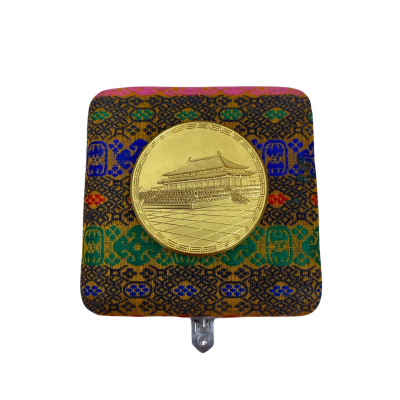 Gold Coloured Commemorative Medal From 2008 Beijing Olympics 