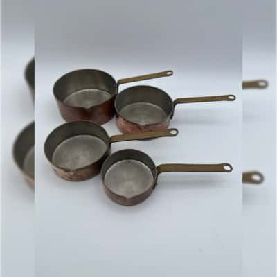 Set of 4 Copper Measuring Cups