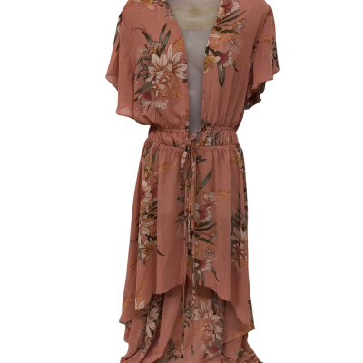 City Chic Womens  Size S Open Jacket / Swing Jacket Gypsy Floral NEW