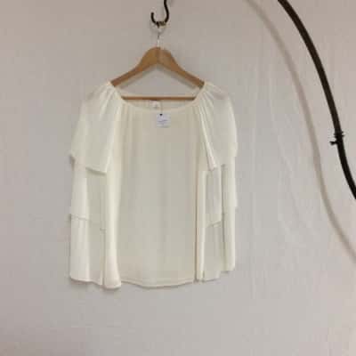 Club monaco Women's  Size S Blouse TopWhite 