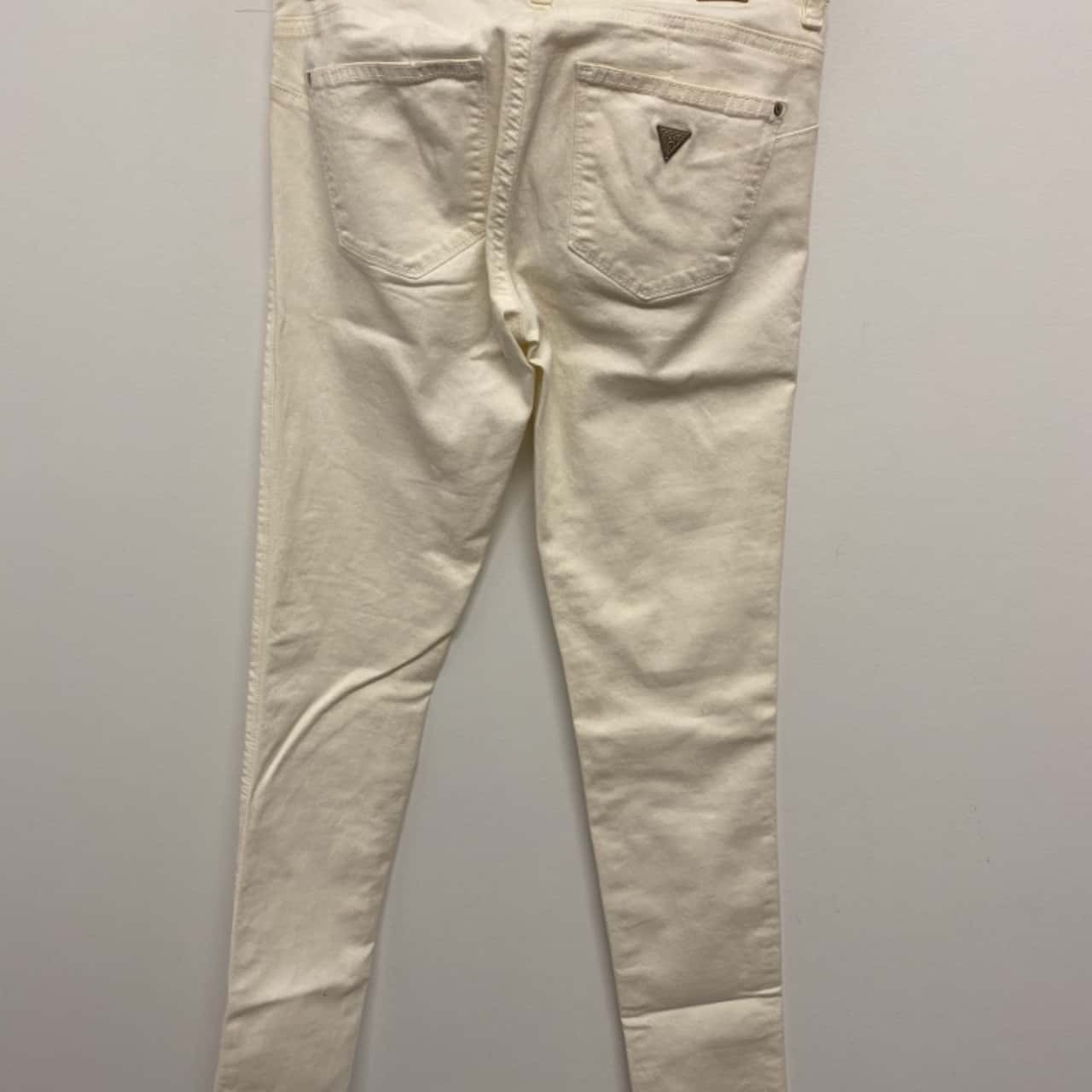 Guess Womens Size 26 Skinny Jeans Cream