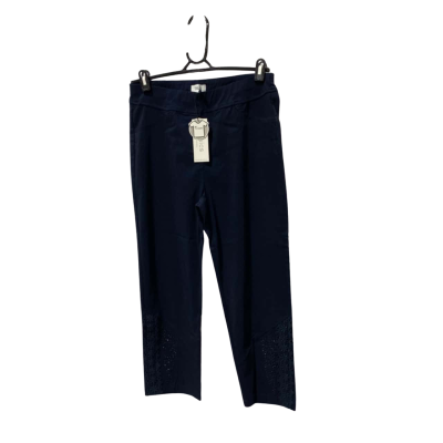 Basics By Threadz Womens  Size M Casual Pants Navy Blue 
