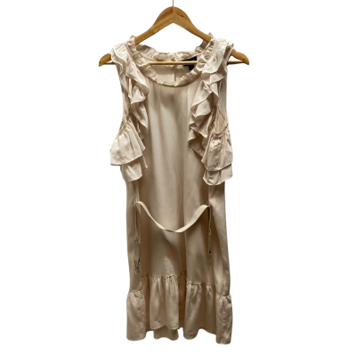 Witchery Womens  Size S Cream Silk Dress