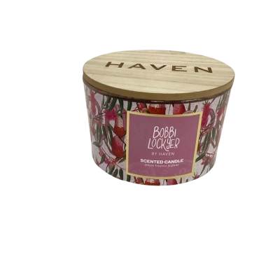 NEW - Bobbi Lockyer by Haven Scented Candle - White Fresia & Pear