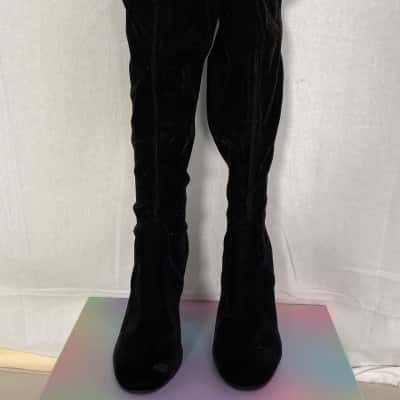 Tony Bianco Womens Black Tall Boots Size 6