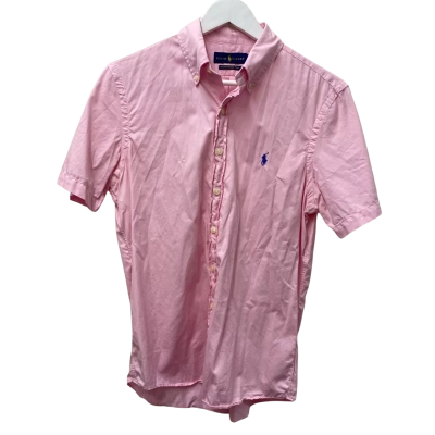 Ralph Lauren Mens  Size S Short Sleeve Shirt Pink  