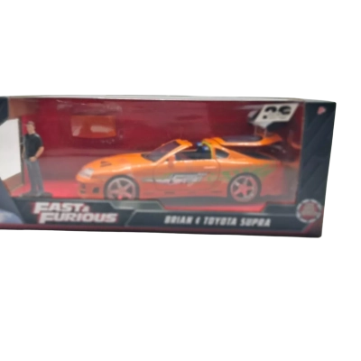 FAST & FURIOUS  BRIAN TOYOTA SUPRA DIECAST FIGURE