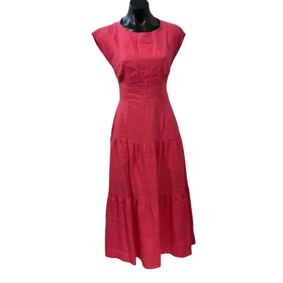 AERE Womens  Size 10 Casual Dress Pink  