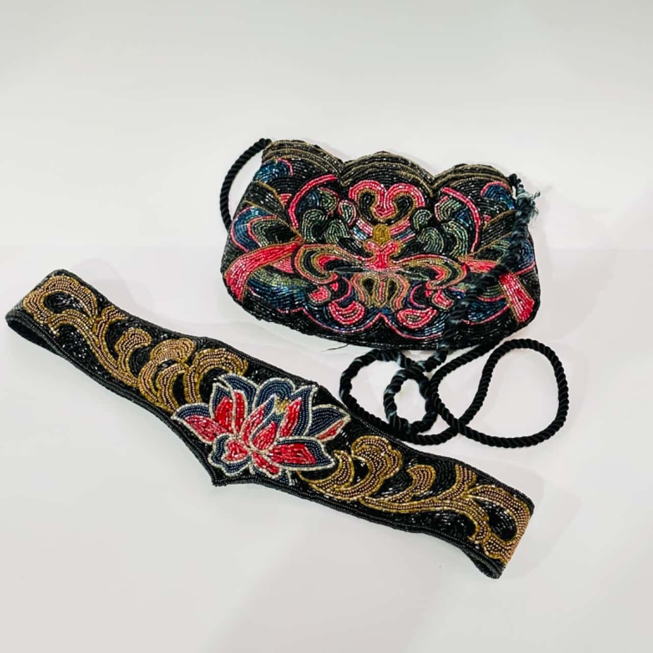 Sally Suede Beaded Detailed Belt Bag main image 0