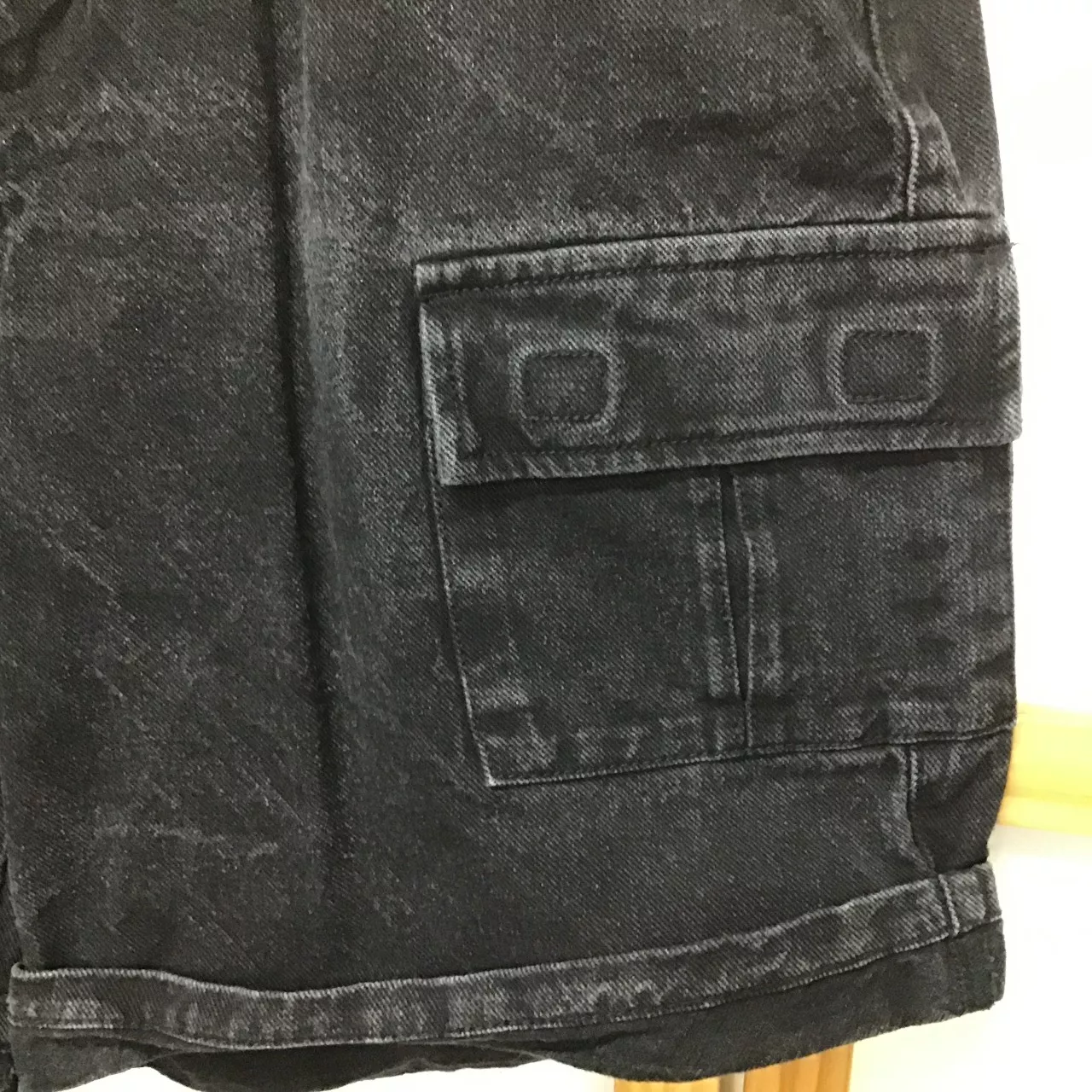 Black Friday 'Cat-O-Lantern' Black Denim Shorts