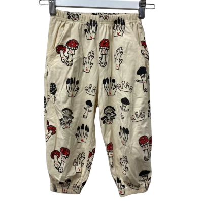  Kids Size 2 Pants Pattern - Mushroom Print