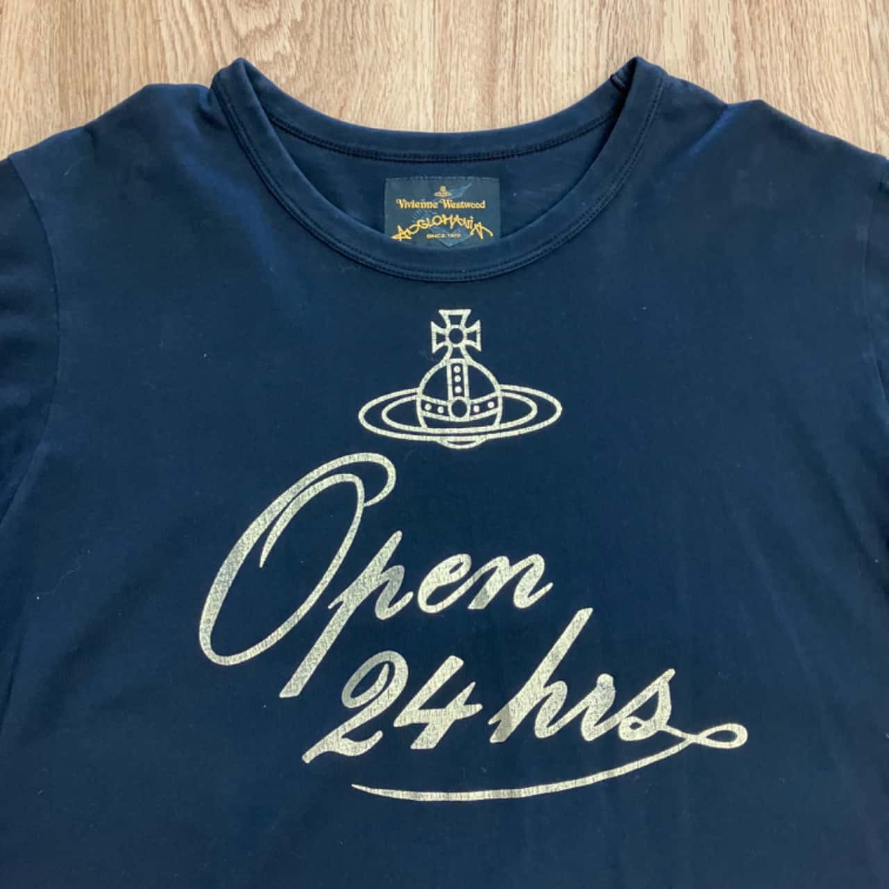 Vivienne Westwood Anglomania Tシャツ Mサイズ VIVIENNE WESTWOOD ANGLOMANIA T SHIRT BIG LOGO SIZE M WOMEN
