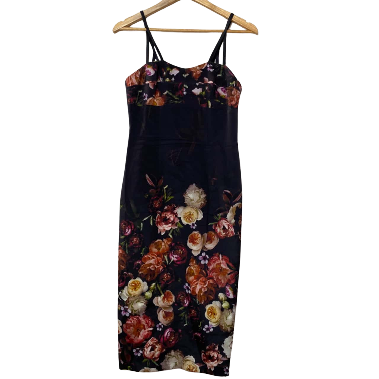Ginger Orchid Black Long Tank Dress main image 0