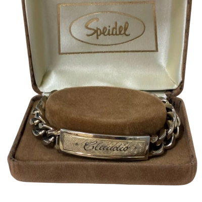Speidel Mens ID Curb Bracelet 