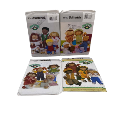 Vintage Cabbage Patch Bundle of 4 Clothes Paper