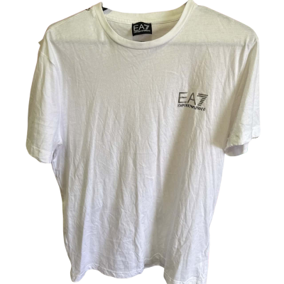 Emporio Armani Mens  Size L White Top