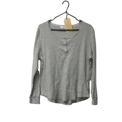 Womens Peter Alexander Size XXL  Grey Knitted L/S Knitted Henley Top