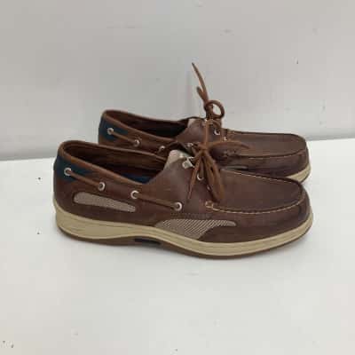 Sebago Mens  Size  US 10 Loafers Brown / Cream 