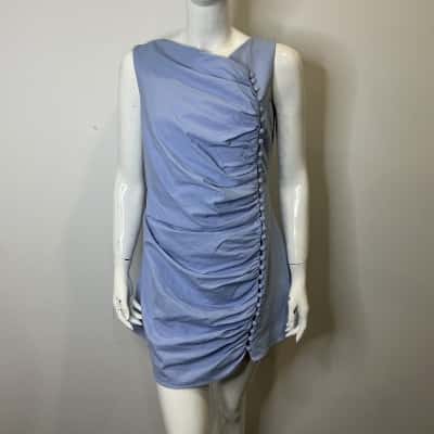 Sabo Skirt Womens  Size L Mini Dress Blue 