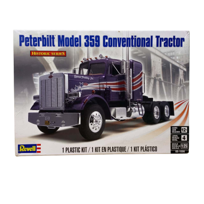 Revell Peterbilt 359 Conventional Tractor Historical Series Click and Build - Unused