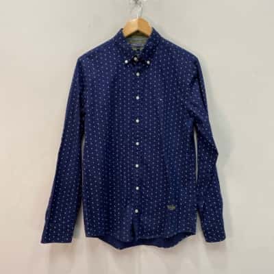 Tommy Hilfiger Mens  Size S Long Sleeve Shirt Blue / White 